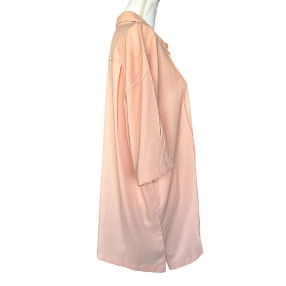 Havanera Shirt Men's Size XXL Camp Cigar Peach Polyester Front Pocket NEW $55 - Picture 4 of 11